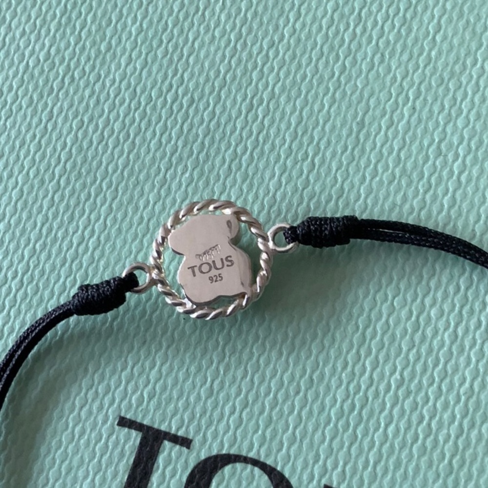 ❤️❤️ SOLD ❤️❤️ Tous Onyx Cord Bracelet - Picture 4 of 7